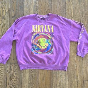 Nirvana oversize crewneck sweatshirt, L/XL